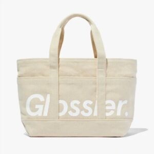 Glossier Brooklyn Exclusive Utility Bag Cotton Canvas Tote